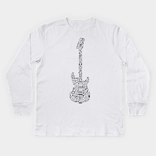 Electric Guitar Kids Long Sleeve T-Shirt